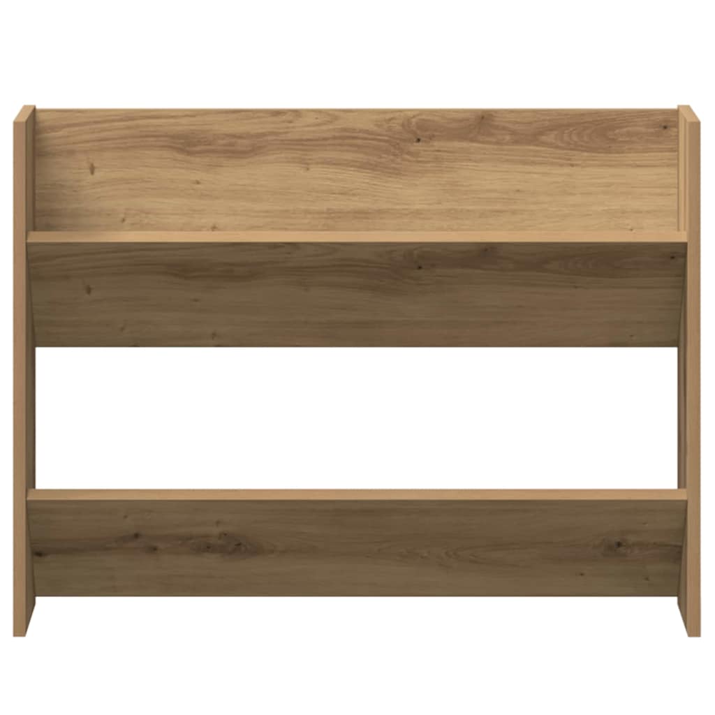 Sko skab 2 stk. 81 x 18 x 60 cm Konstrueret træ Artisan Egetræ