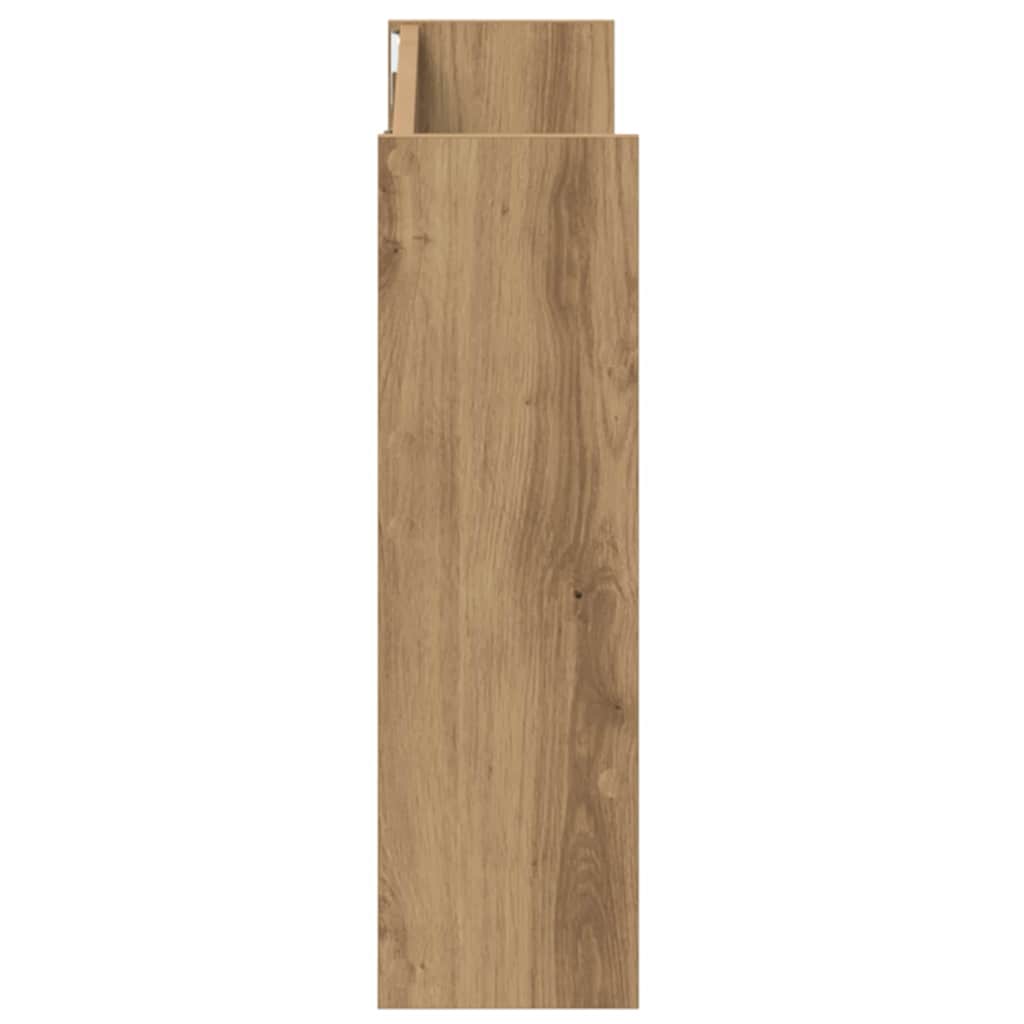Sko skab 2 stk. 81 x 18 x 60 cm Konstrueret træ Artisan Egetræ