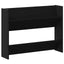 Sko skab 2 pcs Sort eg 83 x 18 x 60 cm Konstrueret træ