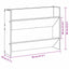 Sko skab 2 pcs Sort eg 83 x 18 x 60 cm Konstrueret træ