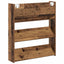 Sko skab 2 pcs Gammelt træ 84 x 18 x 90 cm Konstrueret træ