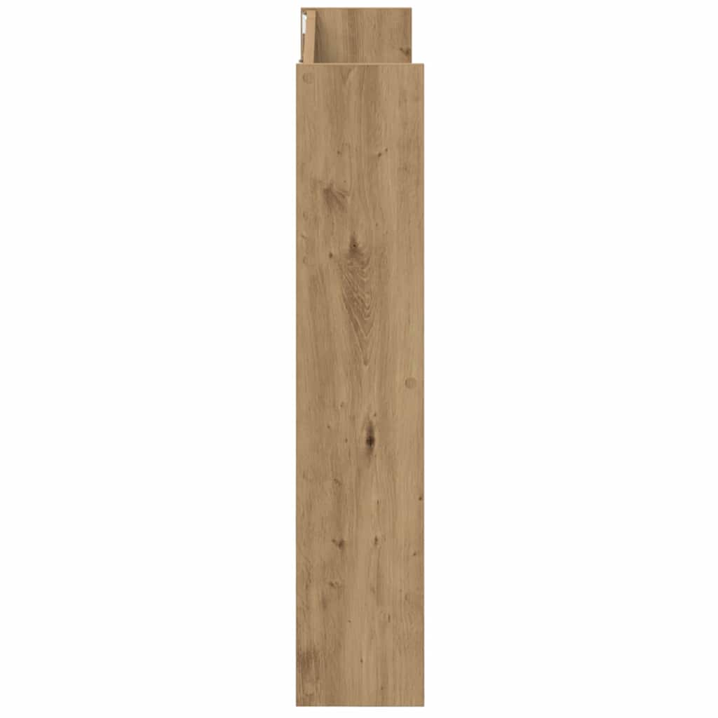 Sko skab 2 stk. 85 x 18 x 90 cm Konstrueret træ Artisan Egetræ