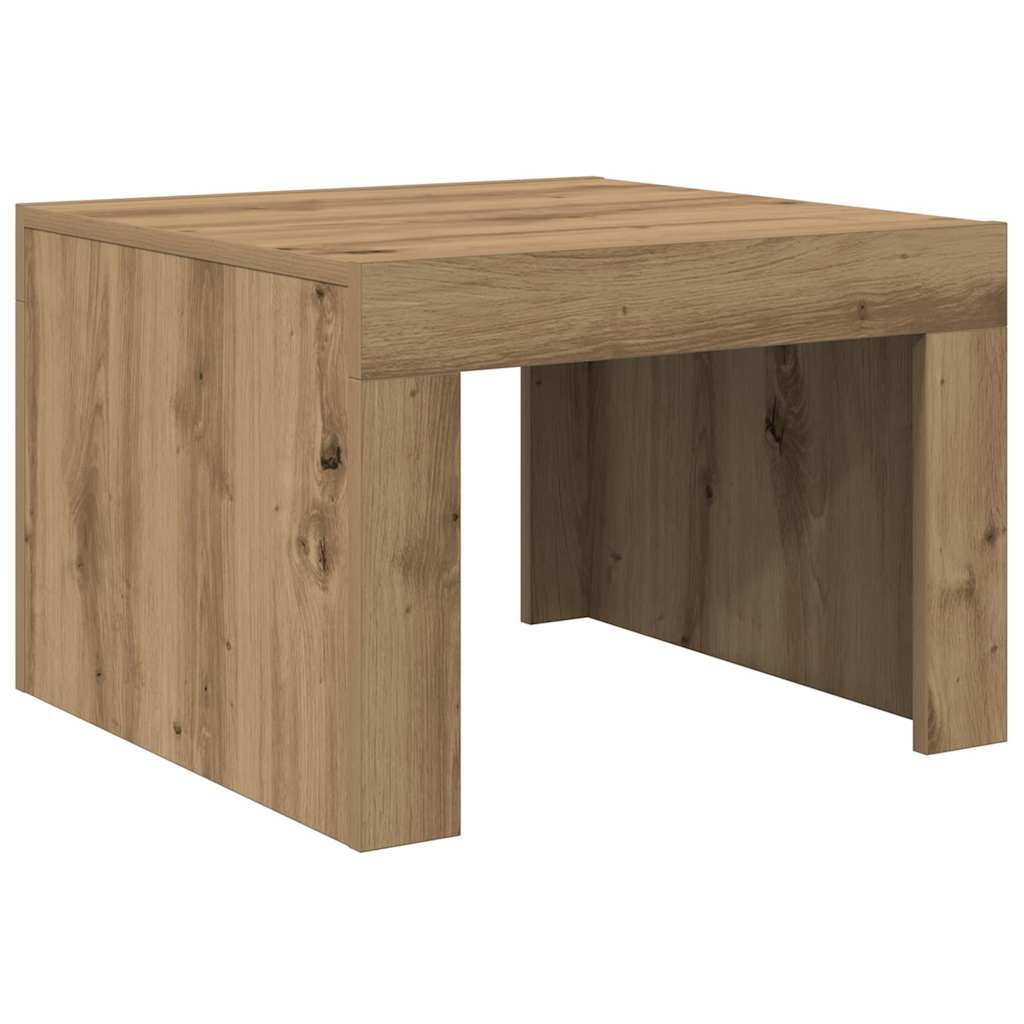 Sofabord Artisan Egetræ 50 x 50 x 35 cm Konstrueret træ