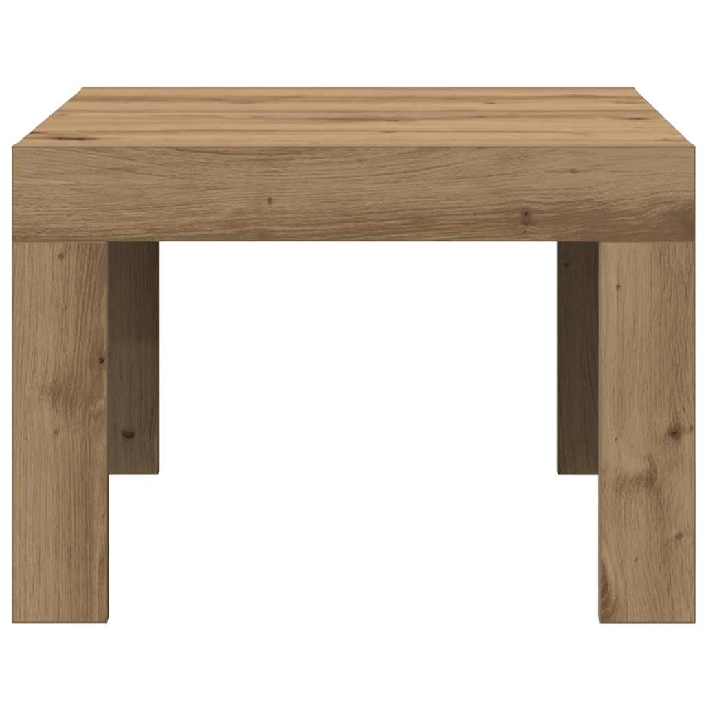 Sofabord Artisan Egetræ 50 x 50 x 35 cm Konstrueret træ