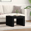 Sofabord Sort eg 50 x 50 x 35 cm Konstrueret træ