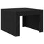 Sofabord Sort eg 50 x 50 x 35 cm Konstrueret træ