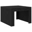 Sofabord Sort eg 50 x 50 x 35 cm Konstrueret træ