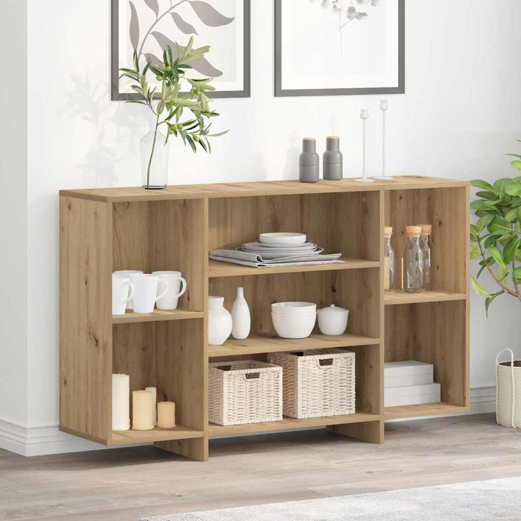 Sideboard Artisan Egetræ 120 x 30 x 75 cm Konstrueret træ