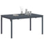 Udendørs middagsbord Foldbar Antracit 210 x 90 x 73 cm Stål