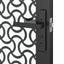 Glasdør Fretwork Sort 76 x 3,5 x 201,5 cm Aluminium