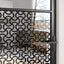 Glasdør Fretwork Sort 83 x 3,5 x 201,5 cm Aluminium