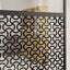 Glasdør Fretwork Sort 102,5 x 2 x 205 cm Aluminium