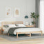 Sengestel med hovedgærde Brun 160 x 220 cm Massiv fyrretræ