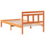 Sengestel Brun 80 x 200 cm Massiv fyrretræ