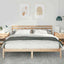 Sengestel Brun 180 x 200 cm Massiv fyrretræ