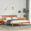 Sengestel Brun 160 x 200 cm Massiv fyrretræ
