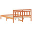 Sengestel Brun 120 x 200 cm Massiv fyrretræ