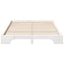 Sengestel Hvid 140 x 210 cm Massiv fyrretræ