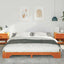Sengestel Brun 180 x 210 cm Massiv fyrretræ