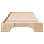 Sengestel Brun 80 x 220 cm Massiv fyrretræ