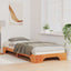 Sengestel Brun 80 x 220 cm Massiv fyrretræ