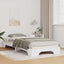 Sengestel Hvid 100 x 220 cm Massiv fyrretræ