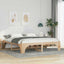 Sengestel Brun 180 x 200 cm Massiv fyrretræ