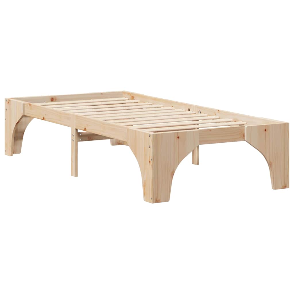 Sengestel Brun 80 x 200 cm Massiv fyrretræ