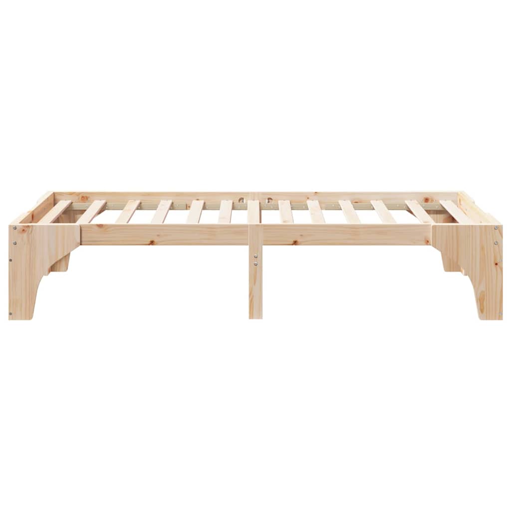 Sengestel Brun 80 x 200 cm Massiv fyrretræ