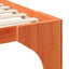 Sengestel Brun 80 x 200 cm Massiv fyrretræ