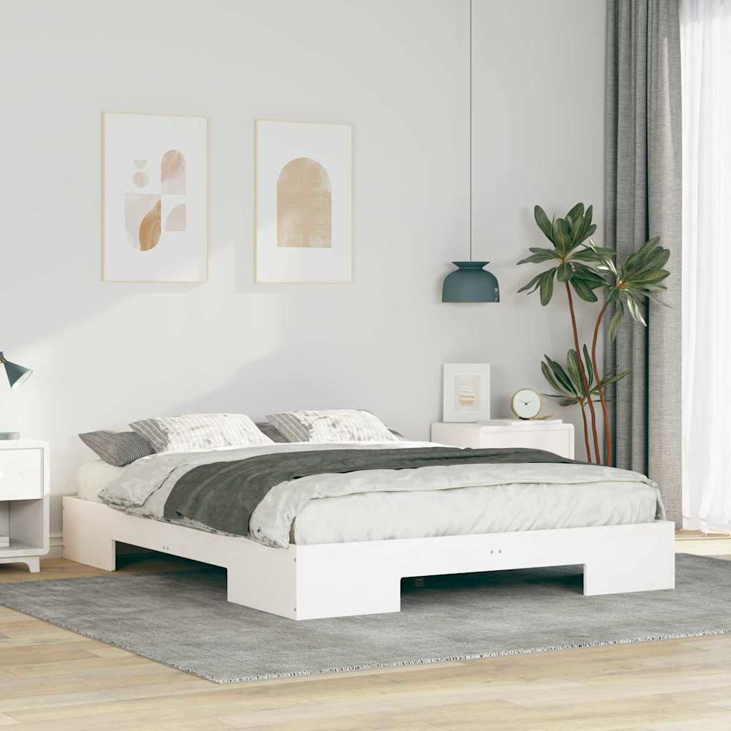Sengestel Hvid 160 x 200 cm