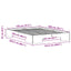 Sengestel Hvid 120 x 200 cm