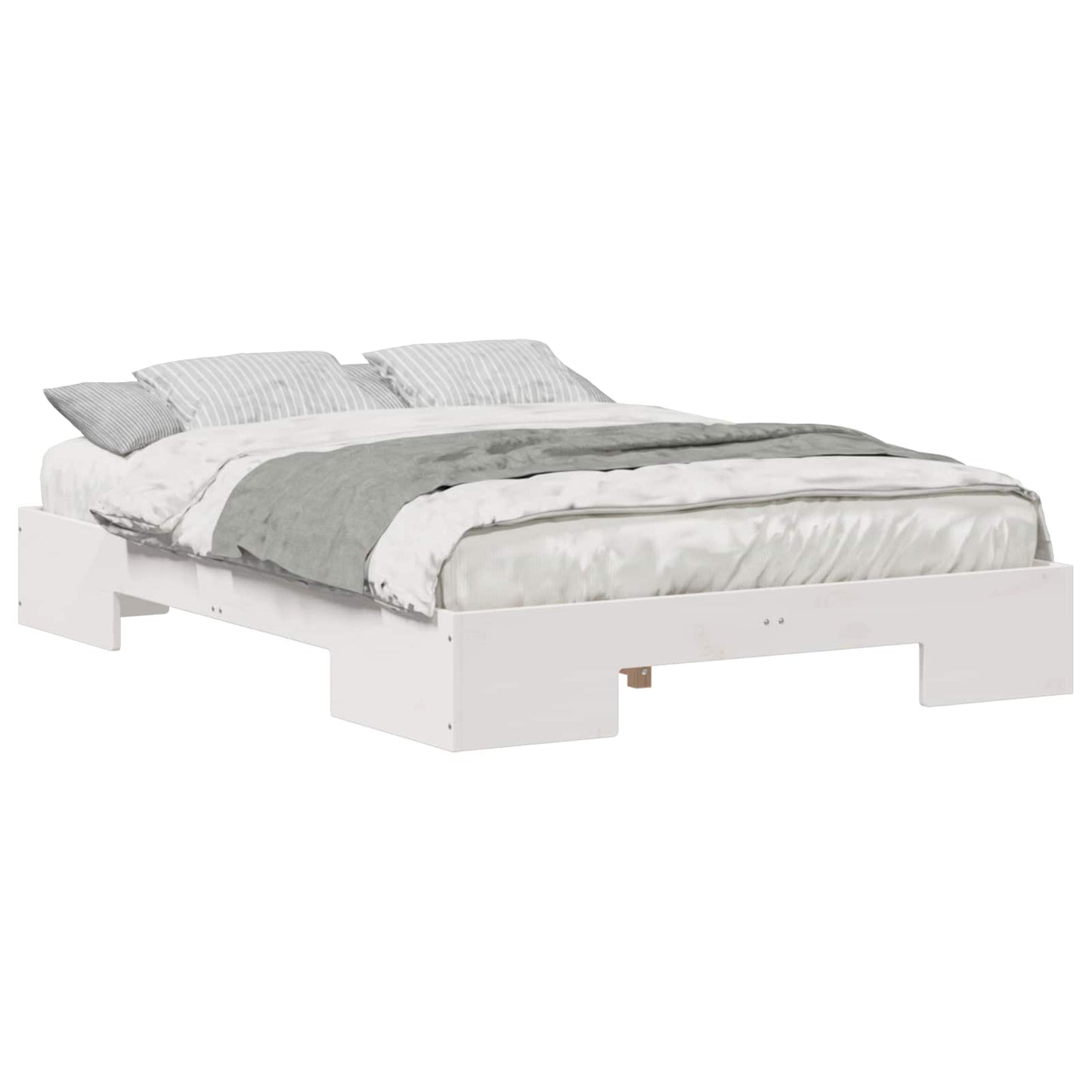 Sengestel Hvid 140 x 190 cm