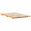 Sengestel Voks brun 140 x 190 cm Massiv fyrretræ