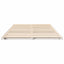 Sengestel Hvid 135 x 190 cm Massiv fyrretræ