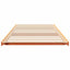 Sengestel Voks brun 90 x 190 cm Massiv fyrretræ