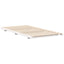 Sengestel Hvid 75 x 190 cm Massiv fyrretræ