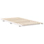 Sengestel Hvid 75 x 190 cm Massiv fyrretræ