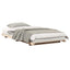 Sengestel Brun 80 x 210 cm Massiv fyrretræ