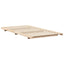 Sengestel Brun 80 x 210 cm Massiv fyrretræ
