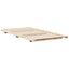 Sengestel Brun 100 x 210 cm Massiv fyrretræ