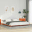 Sengestel Voks brun 180 x 210 cm Massiv fyrretræ