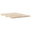 Sengestel Brun 160 x 220 cm Massiv fyrretræ
