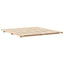 Sengestel Brun 180 x 220 cm Massiv fyrretræ