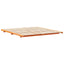 Sengestel Voks brun 180 x 220 cm Massiv fyrretræ
