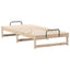 Sengestel Brun 90 x 200 cm Massiv fyrretræ
