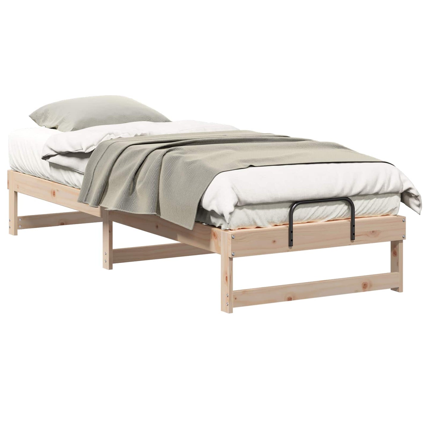 Sengestel Brun 80 x 200 cm Massiv fyrretræ