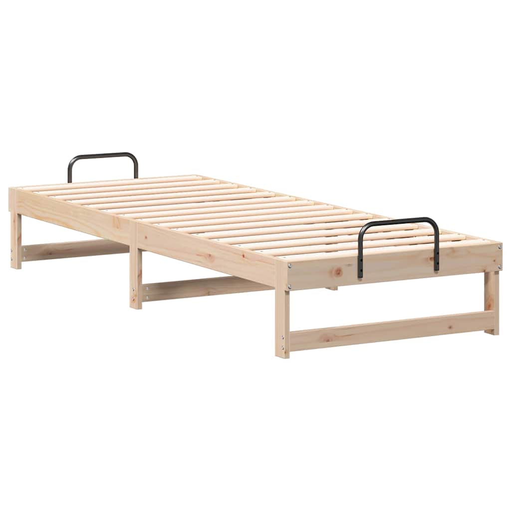 Sengestel Brun 80 x 200 cm Massiv fyrretræ