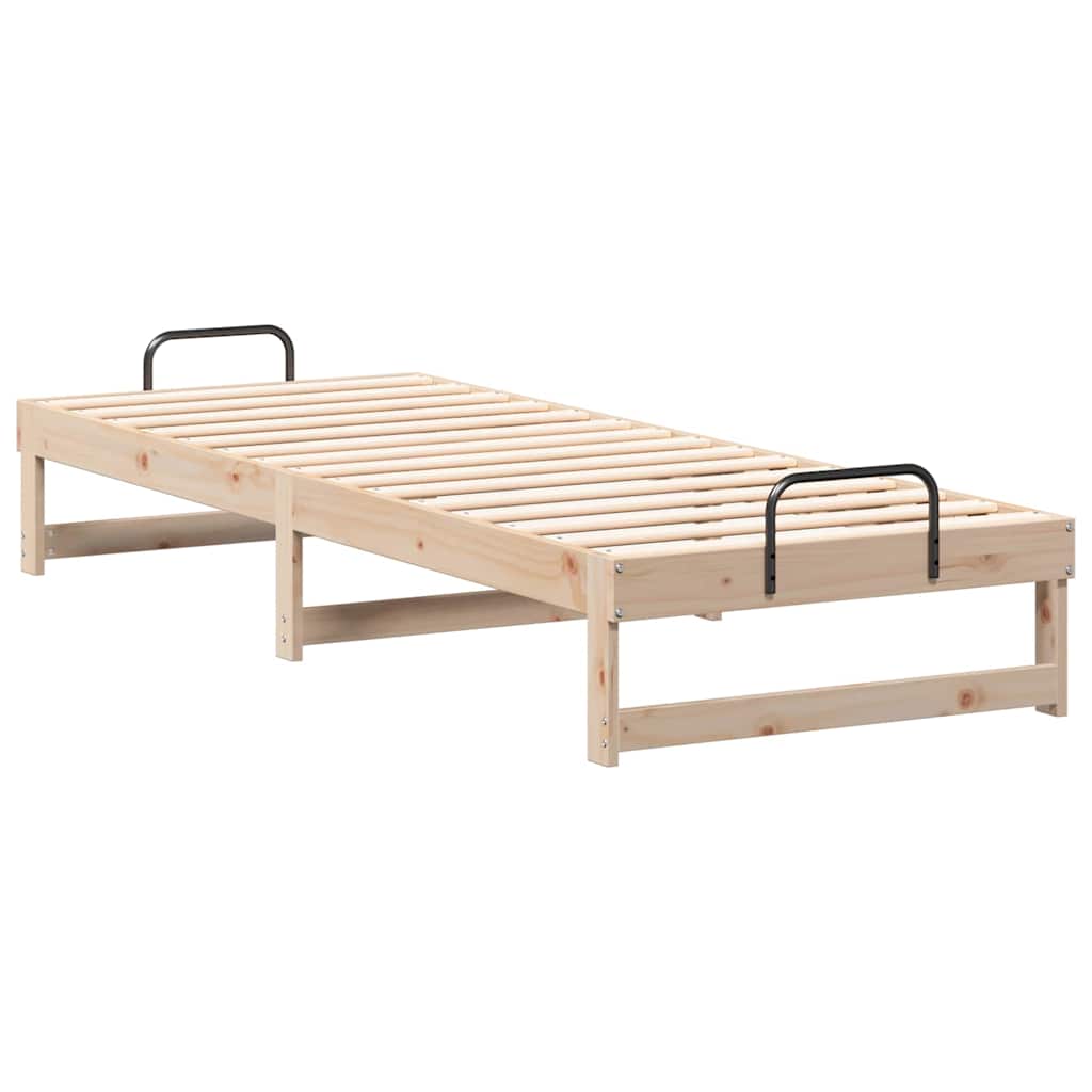 Sengestel Brun 80 x 200 cm Massiv fyrretræ