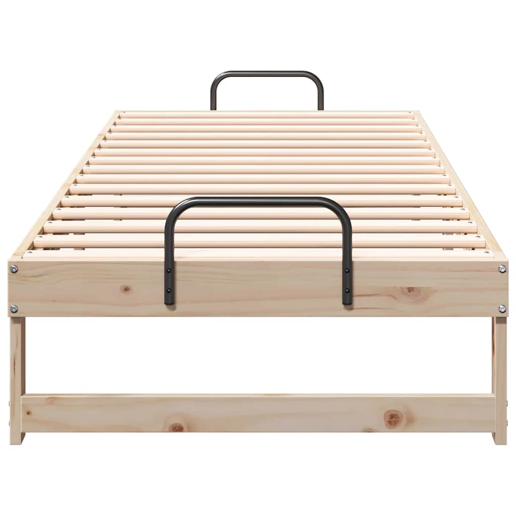 Sengestel Brun 80 x 200 cm Massiv fyrretræ